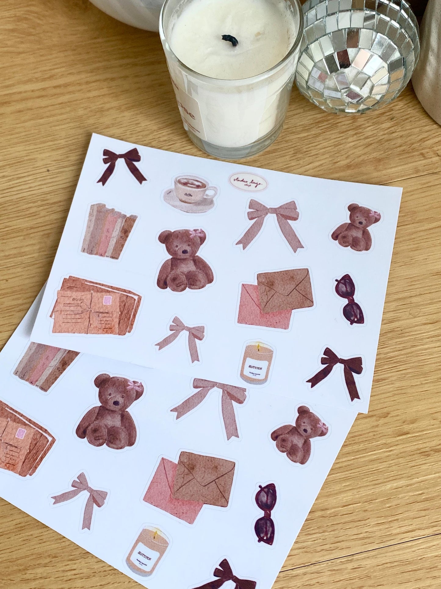 Planche de Stickers A6 - automne