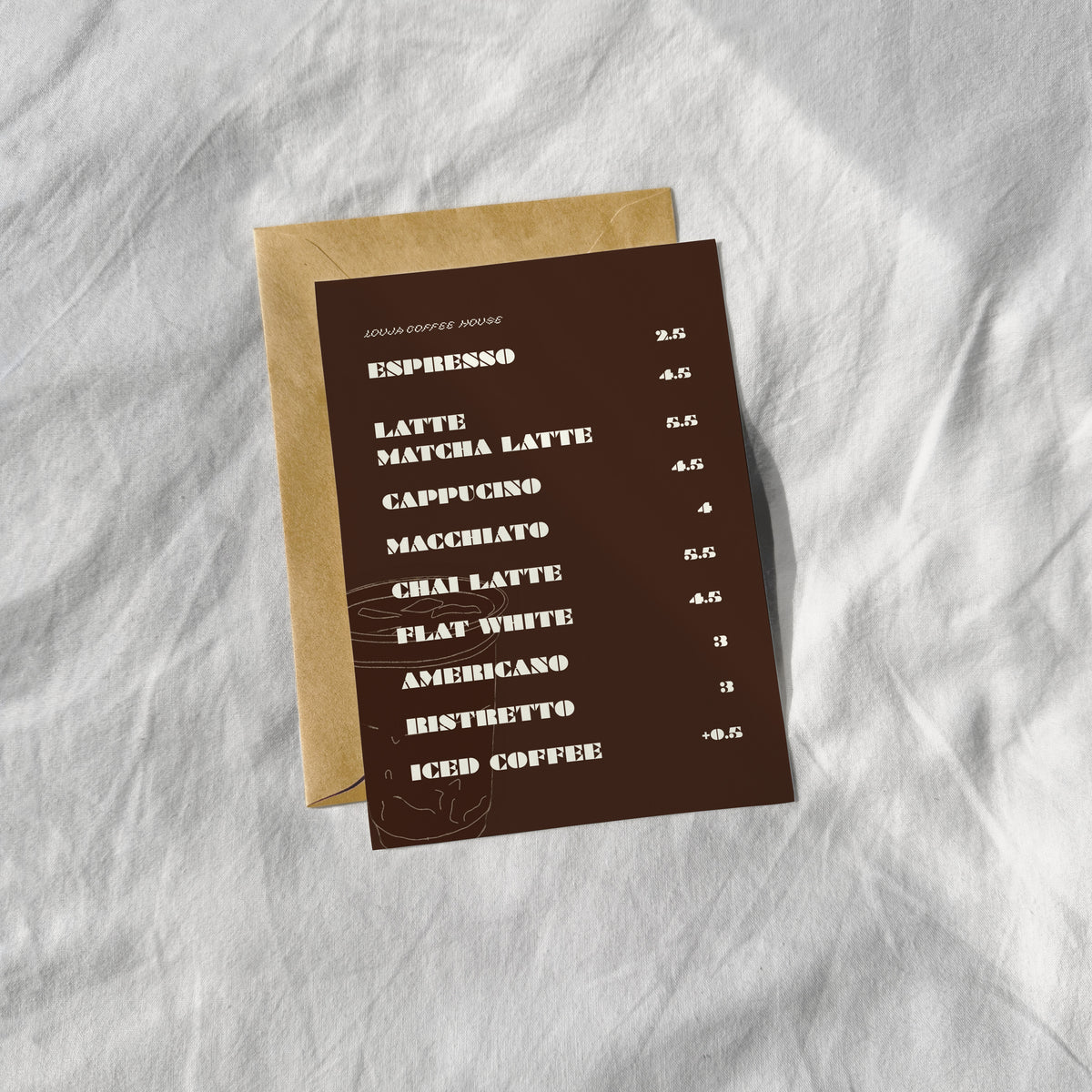 Carte postale - coffee house