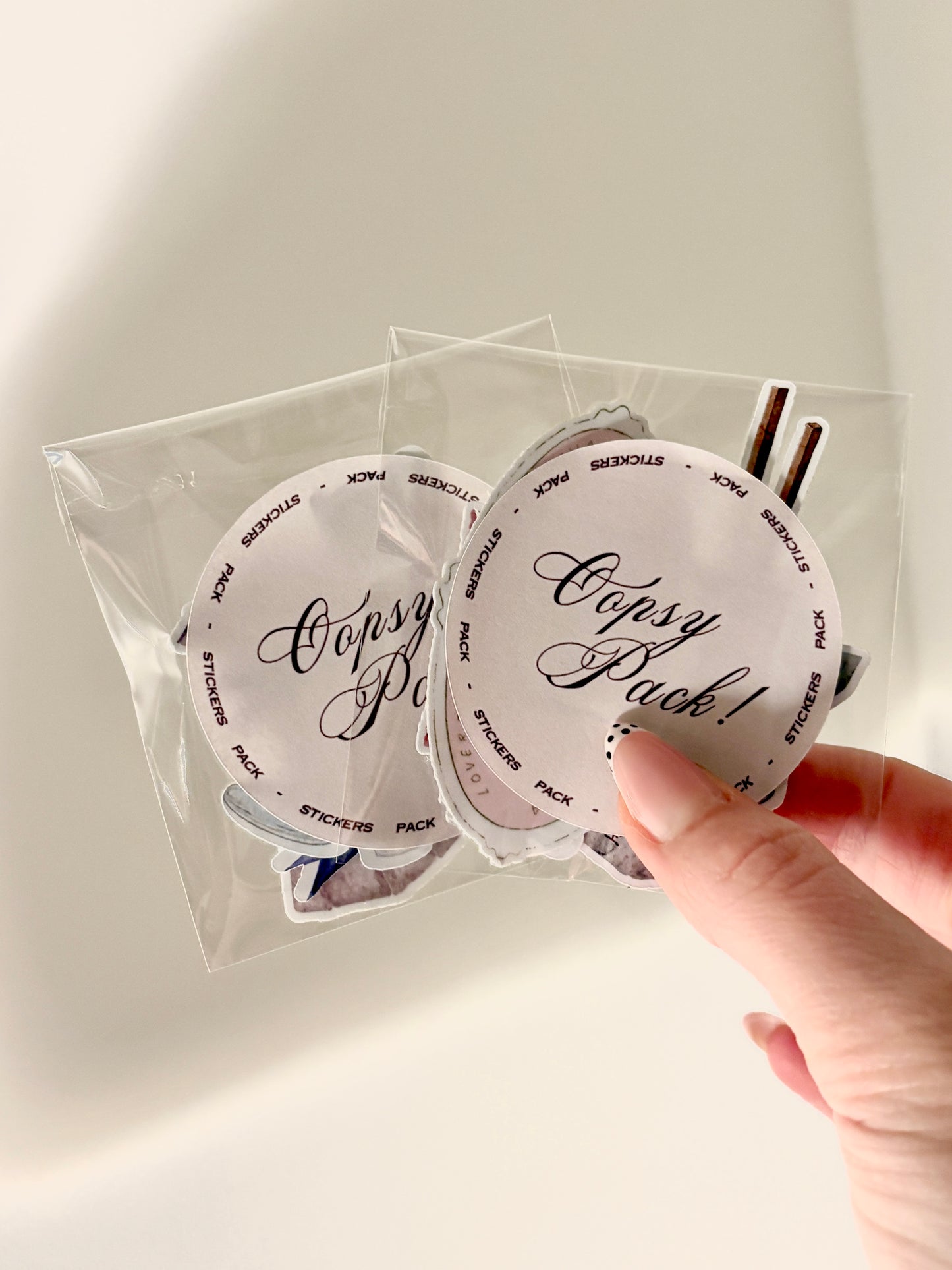 Oopsy Pack!, 5 stickers