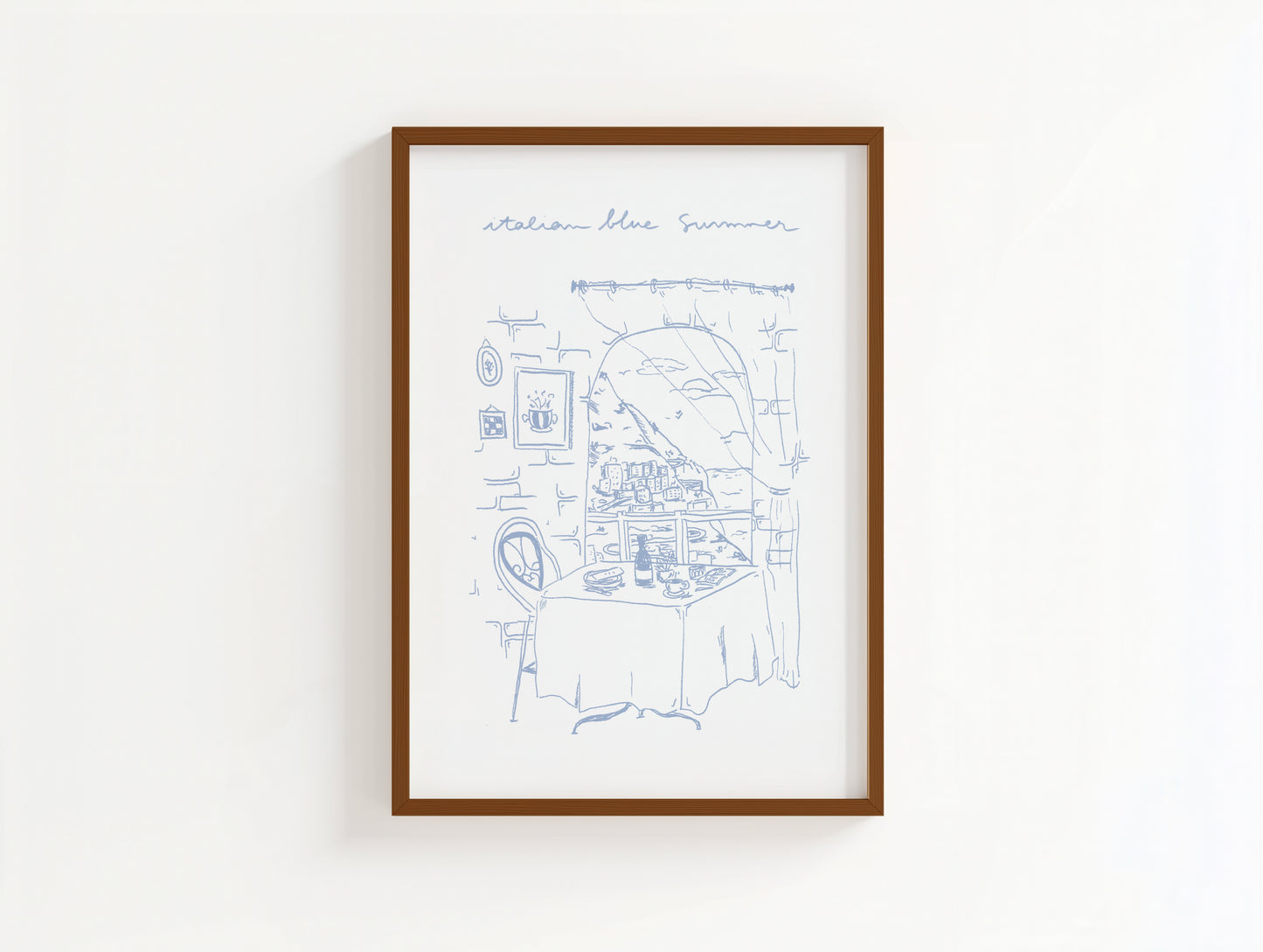 Affiche - Italian blue summer