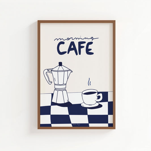 Affiche - morning café