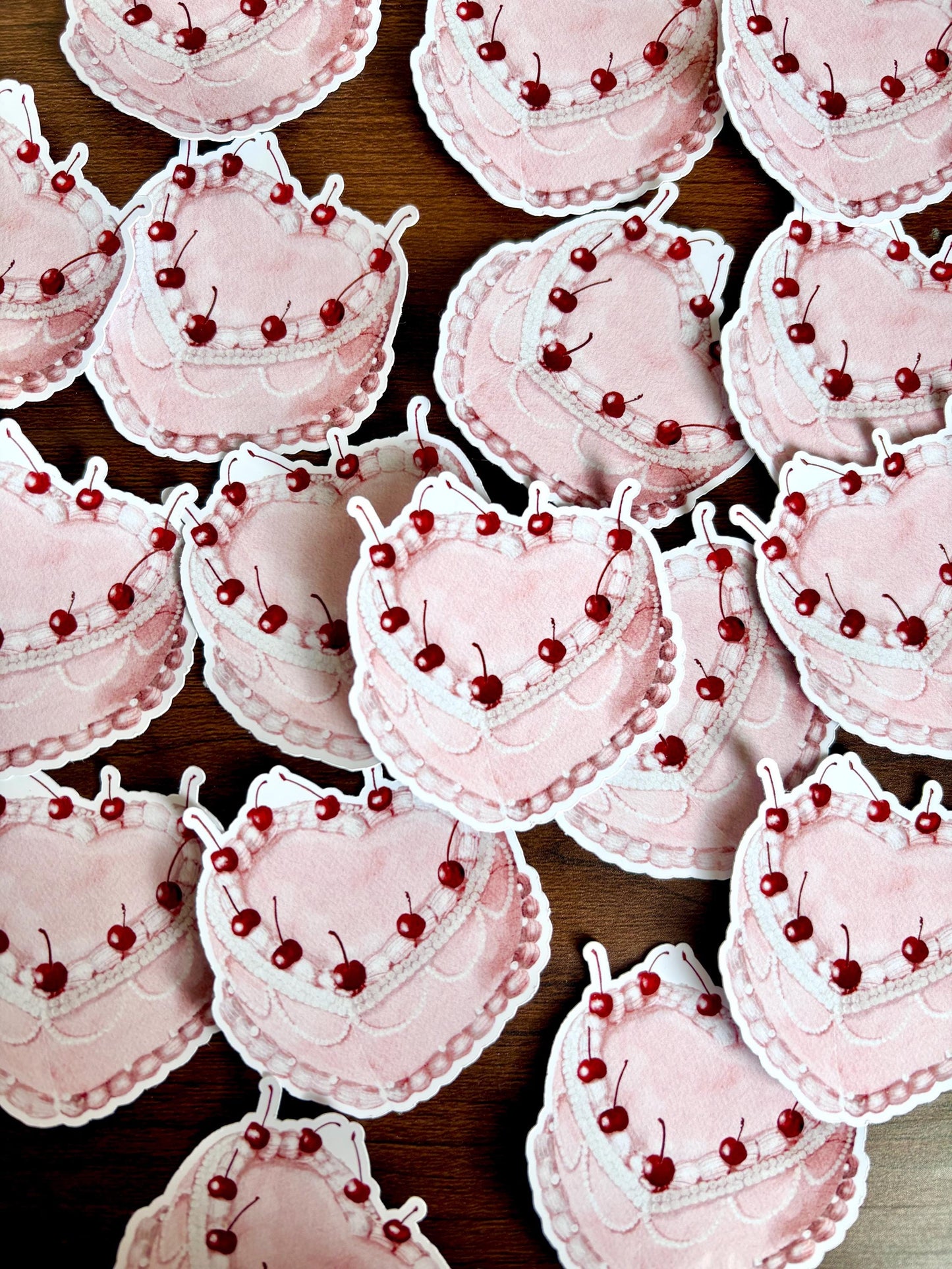 Sticker - cherry cake