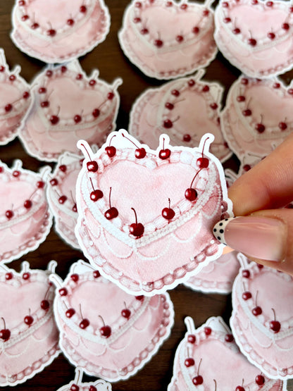Sticker - cherry cake