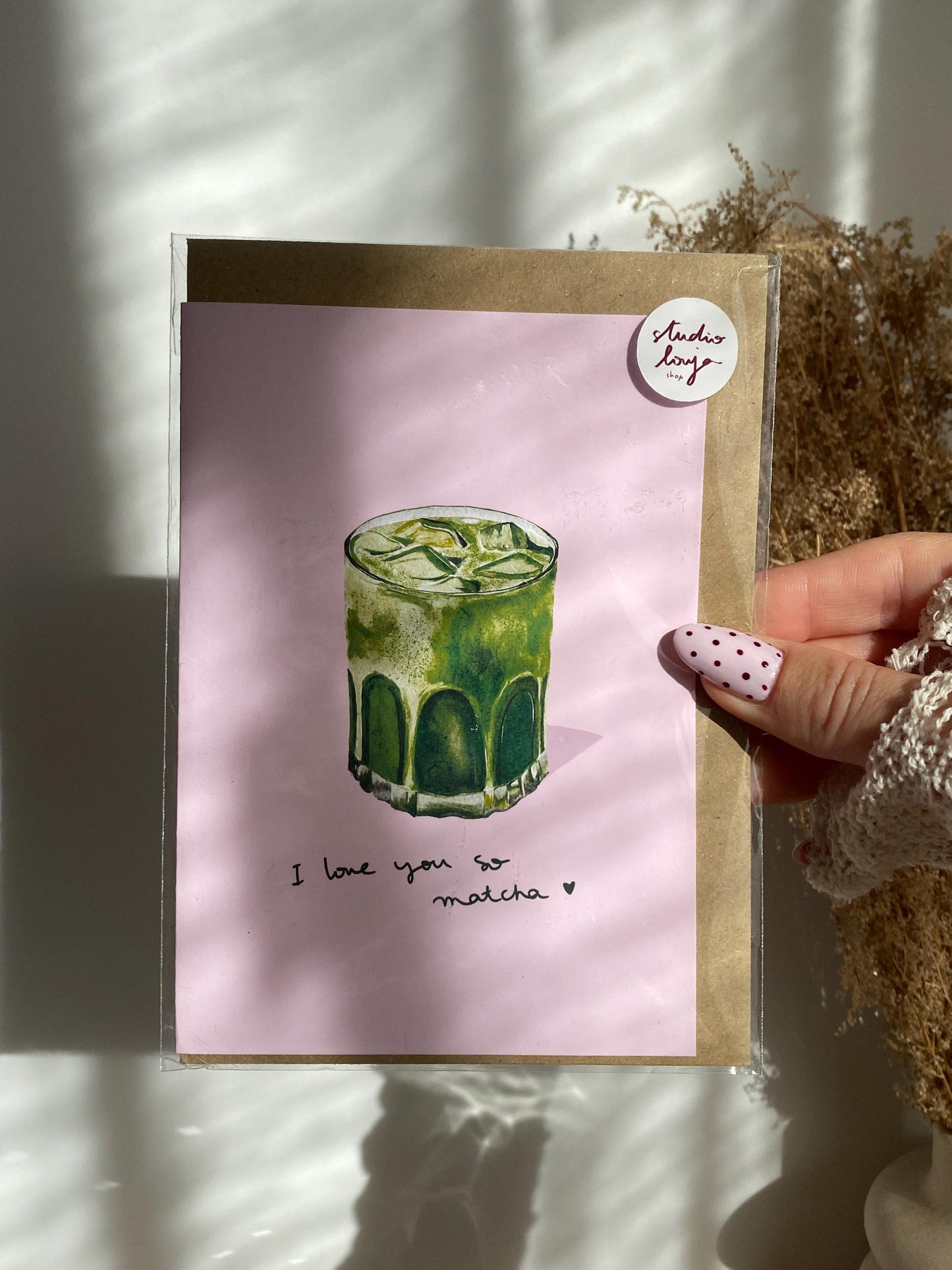 Carte - i love you so matcha