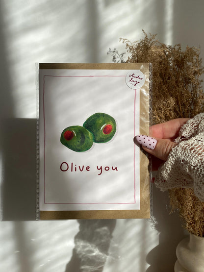 Carte - Olive you