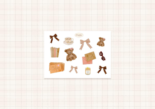 Planche de Stickers A6 - automne