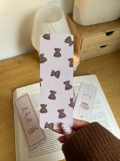 Marque page - nounours teddy bear