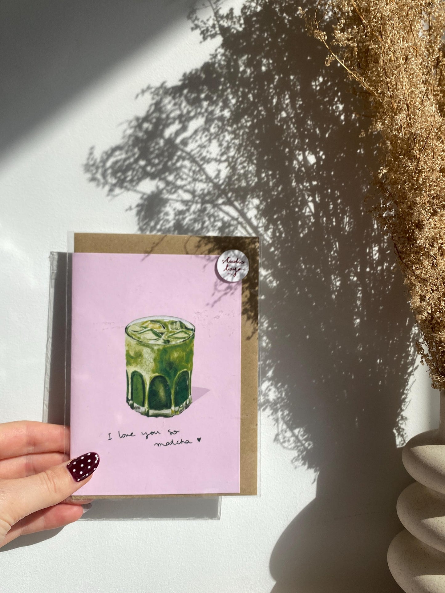 Carte - i love you so matcha