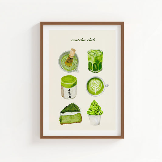 Affiche - matcha club