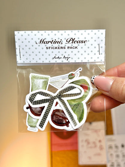 Pack 5 stickers - Martini, please