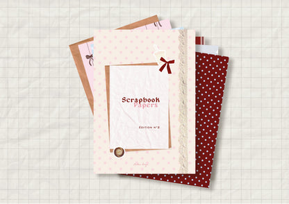 Scrapbook papers Book n°2 - 14 designs