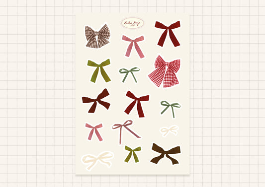 Planche de stickers noeuds