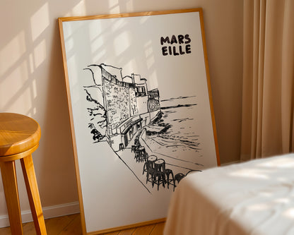 Affiche - Chez Paulette, Marseille