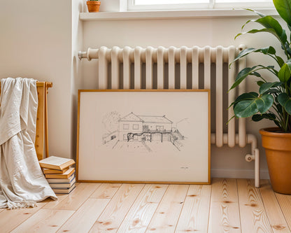 Home Portrait Illustration