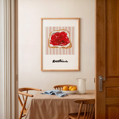 Affiche - Tartine