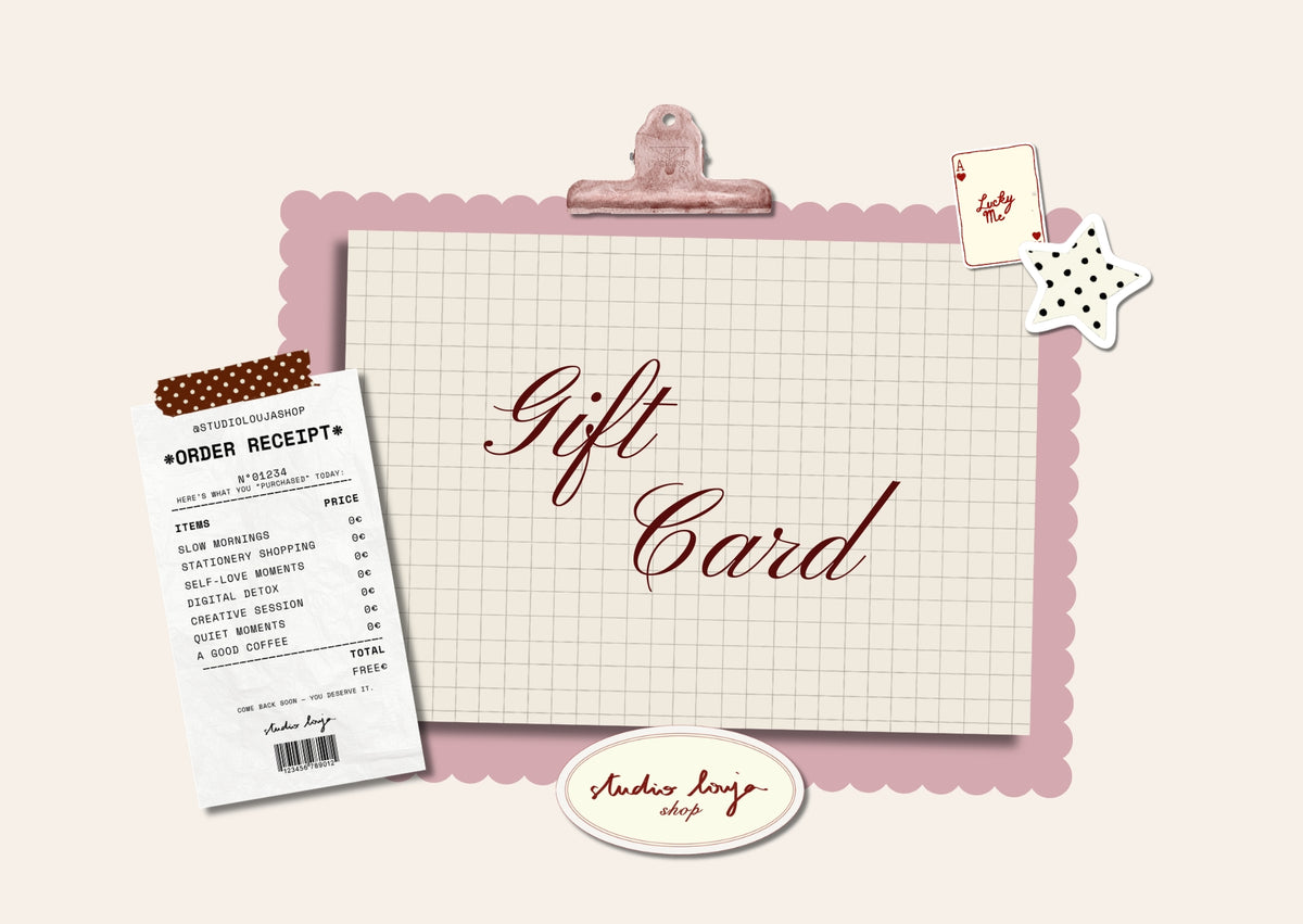Carte cadeau abonnement Slow Mail Club