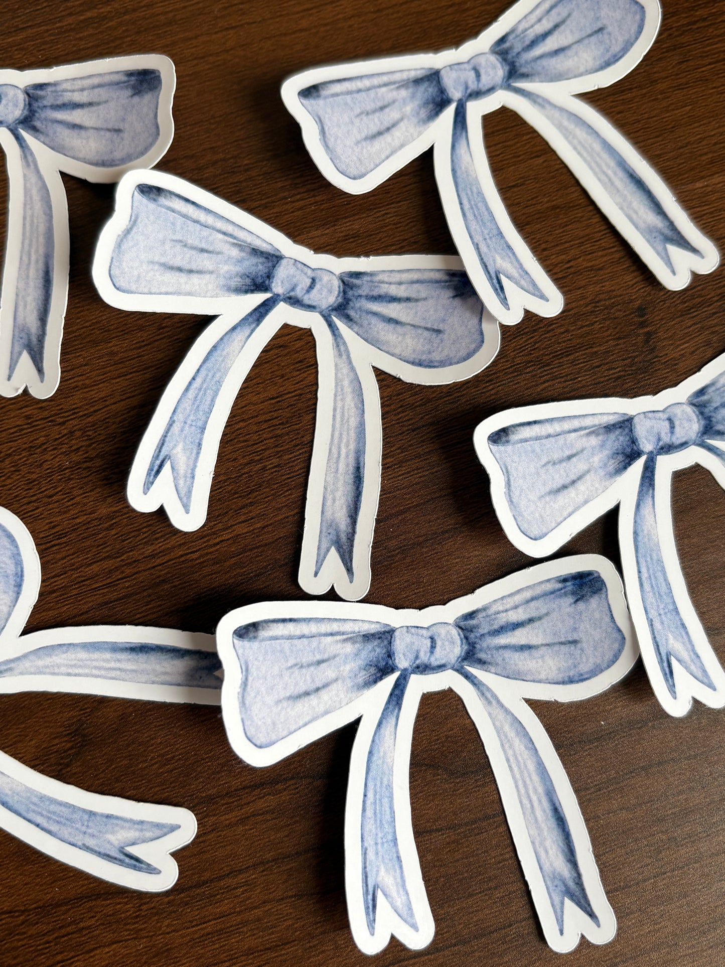 Sticker - noeud bleu