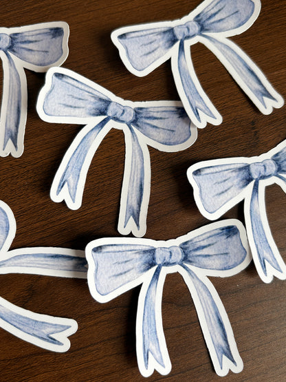 Sticker - noeud bleu