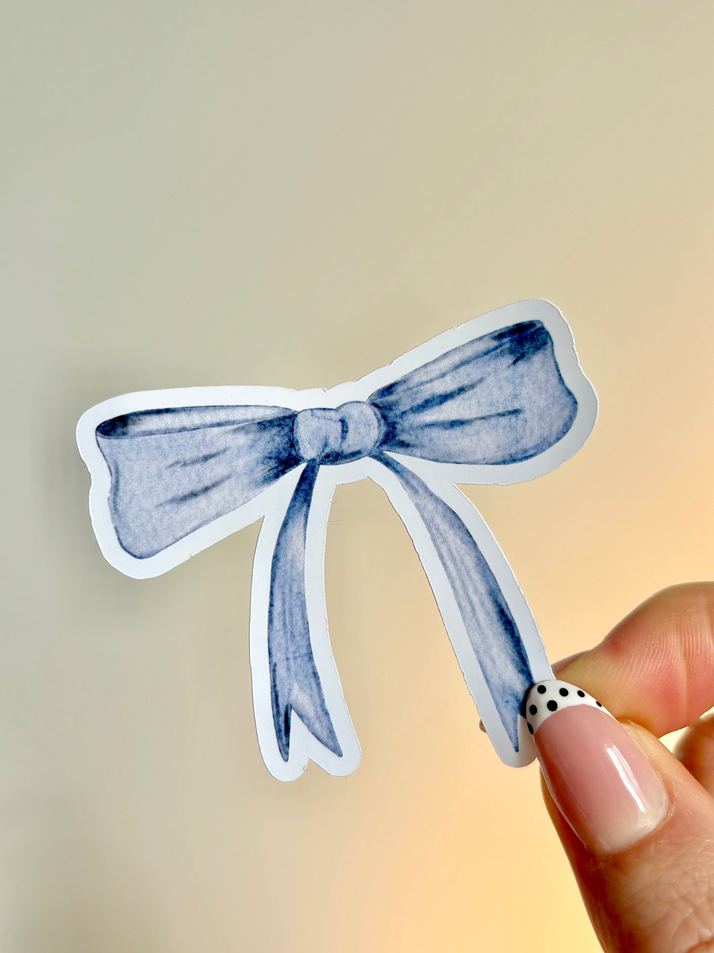 Sticker - noeud bleu