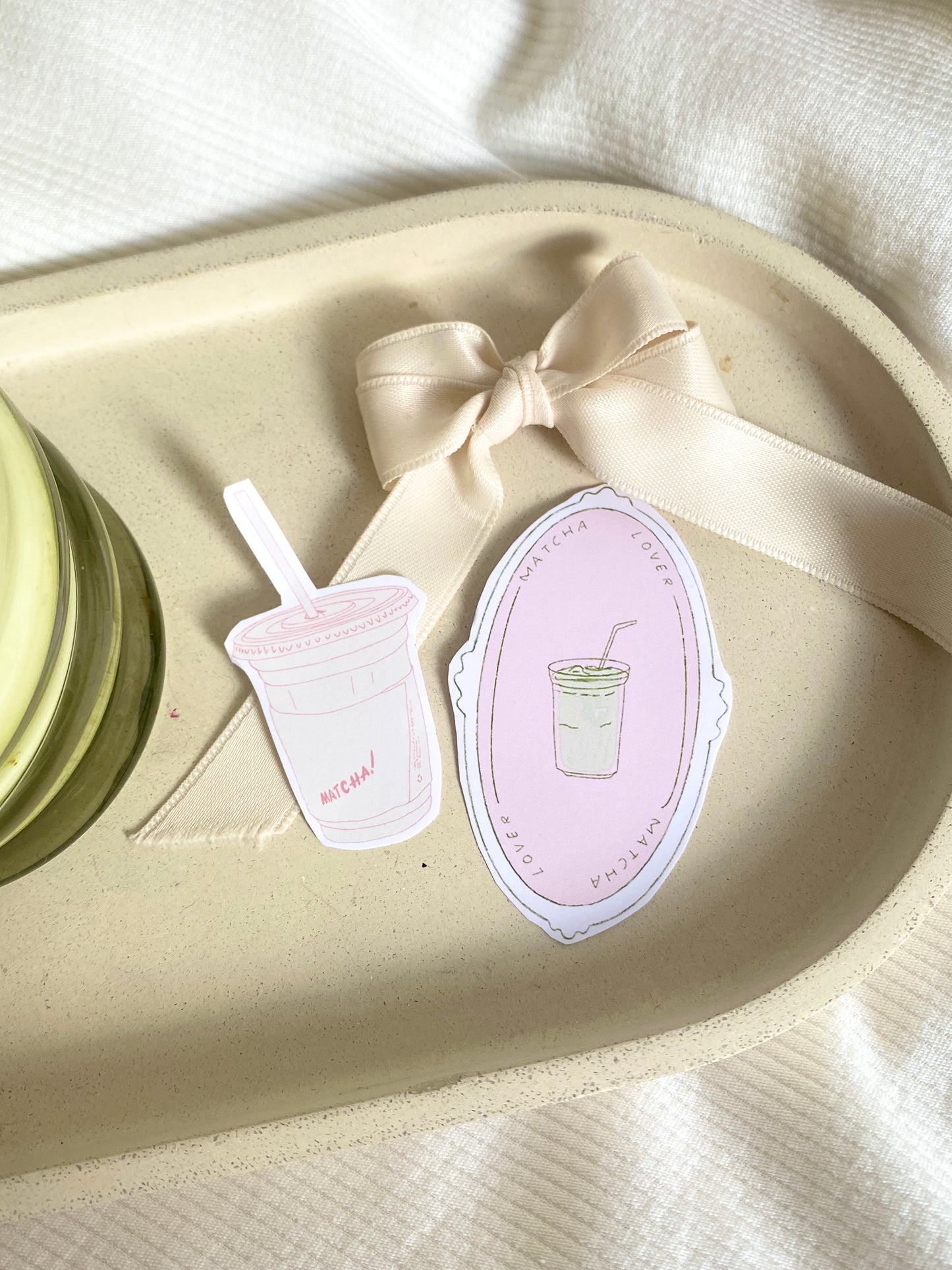 Pack stickers Matcha lover club