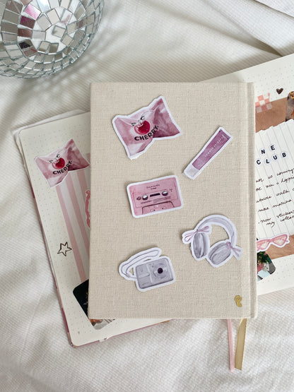 Pack stickers clean girl
