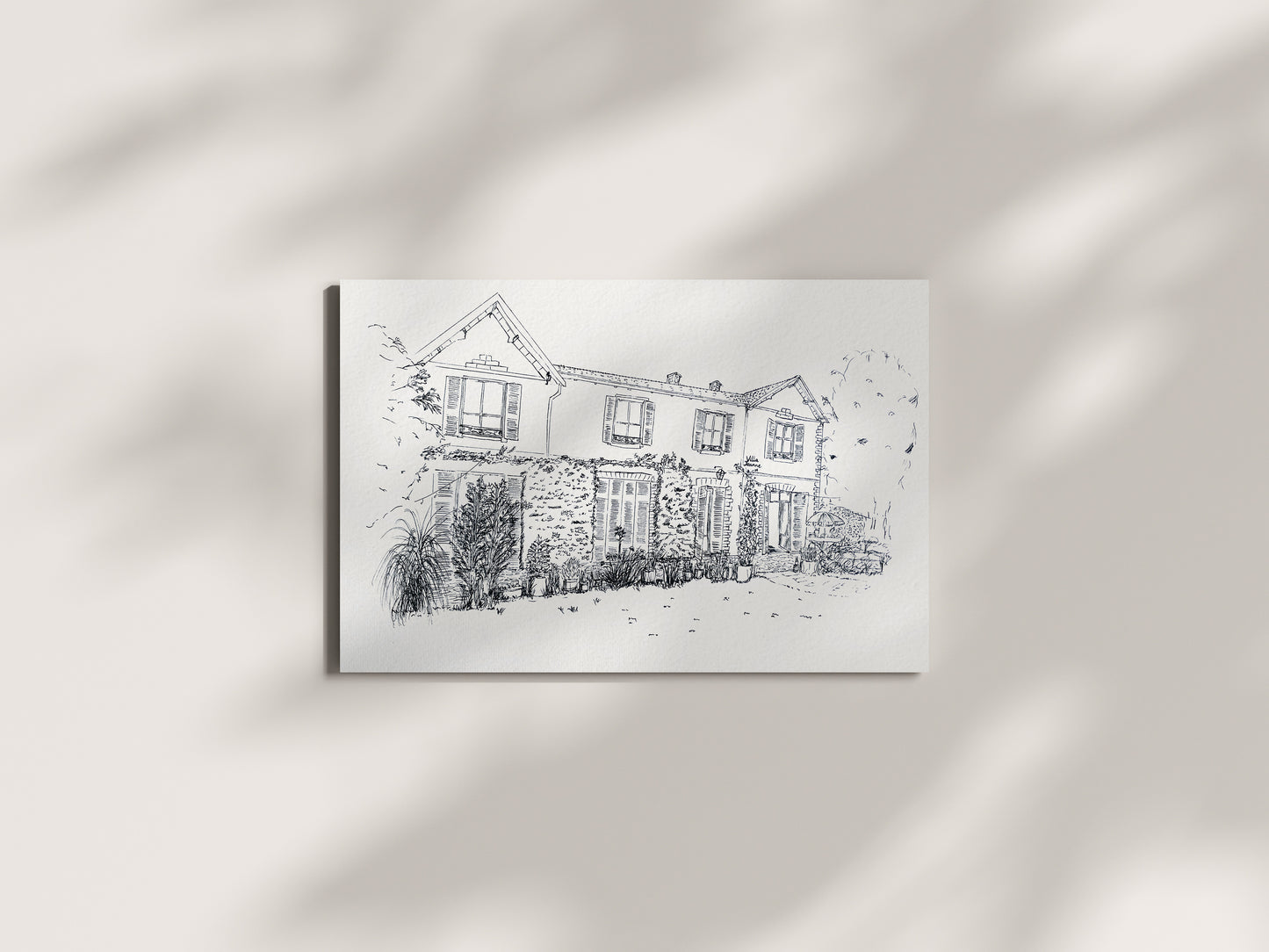 Home Portrait Illustration