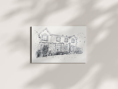 Home Portrait Illustration