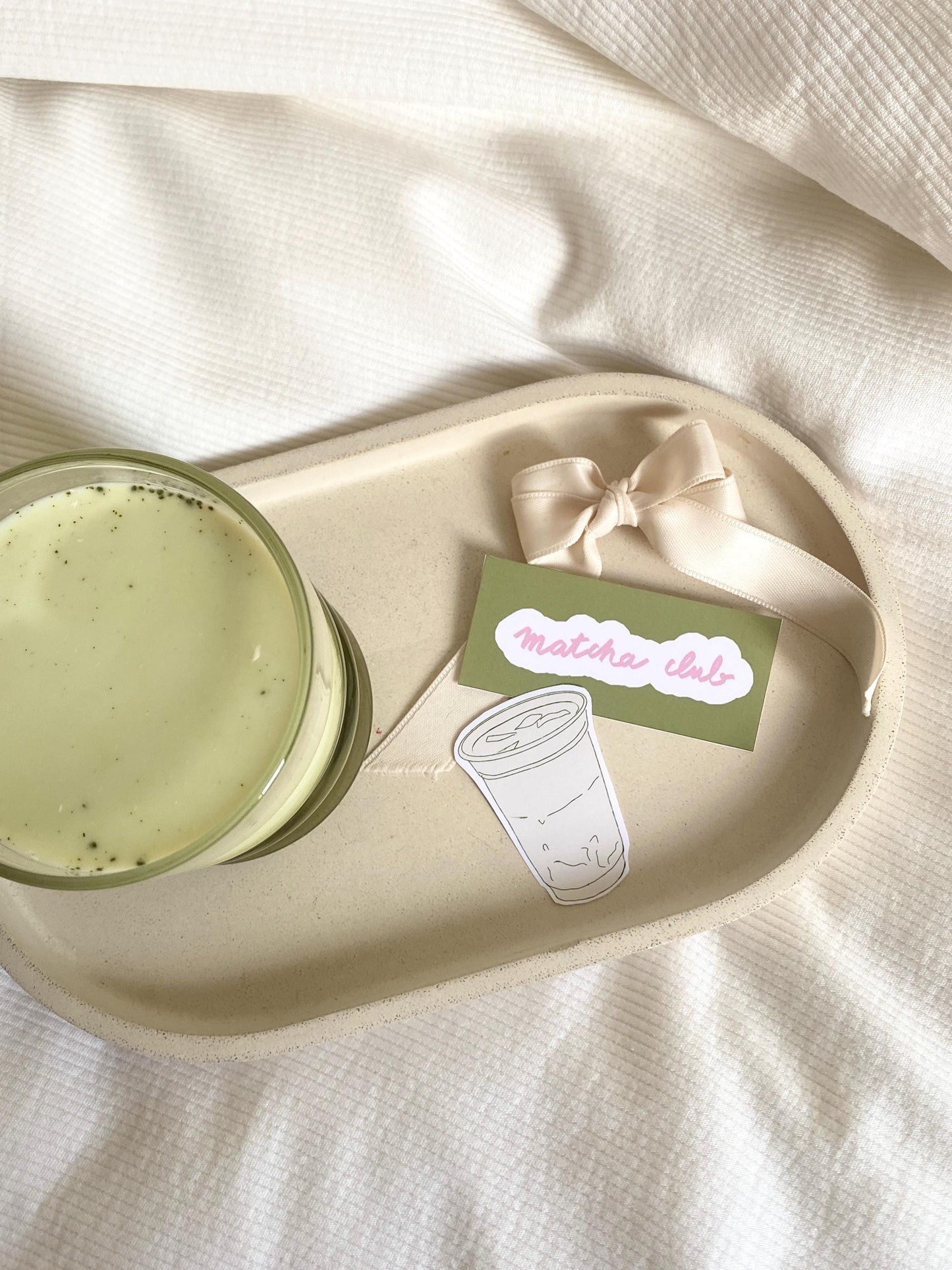 Pack 5 stickers - Matcha lover club