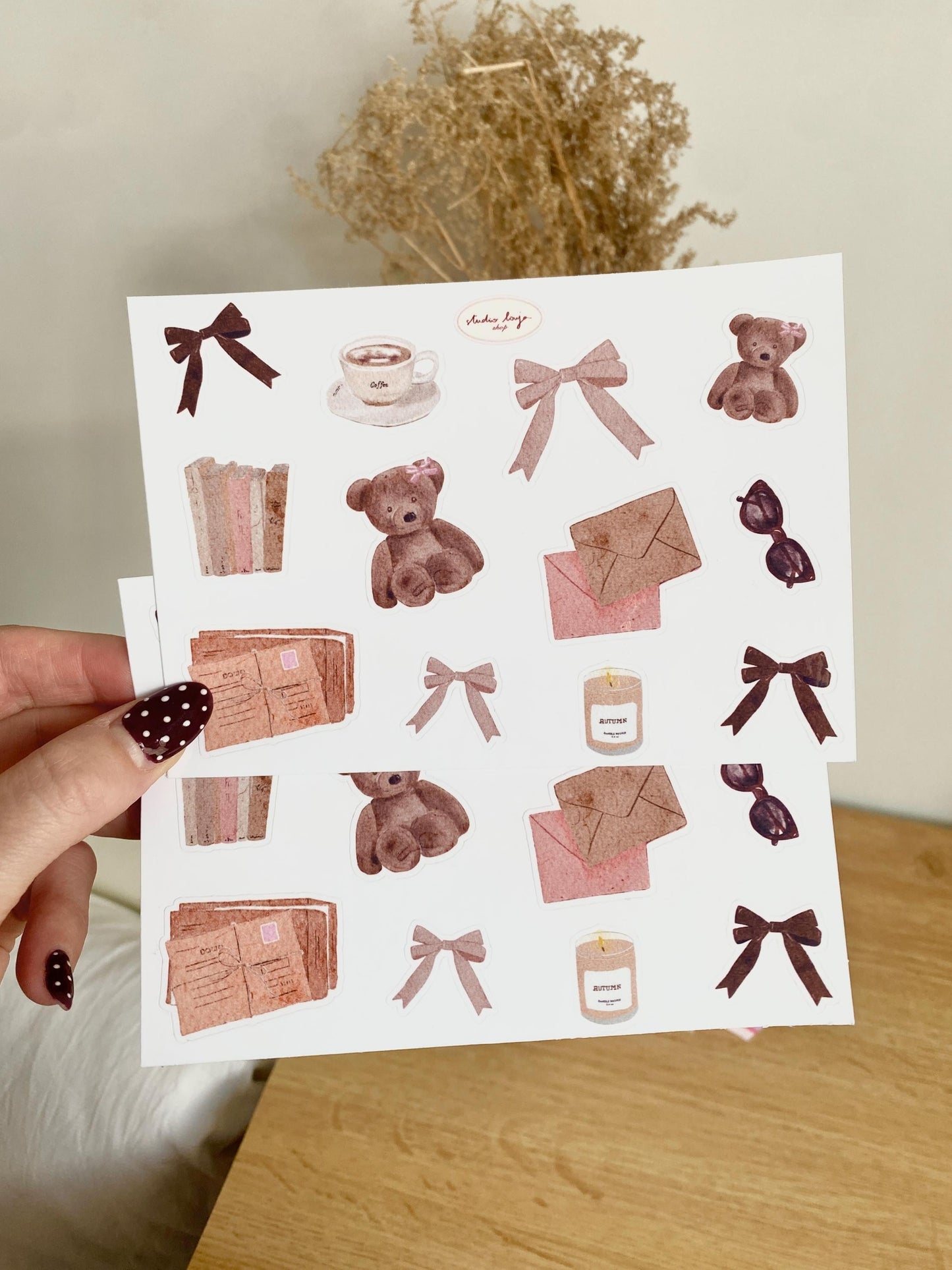 Planche de Stickers A6 - automne