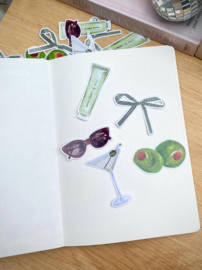 Pack 5 stickers - Martini, please