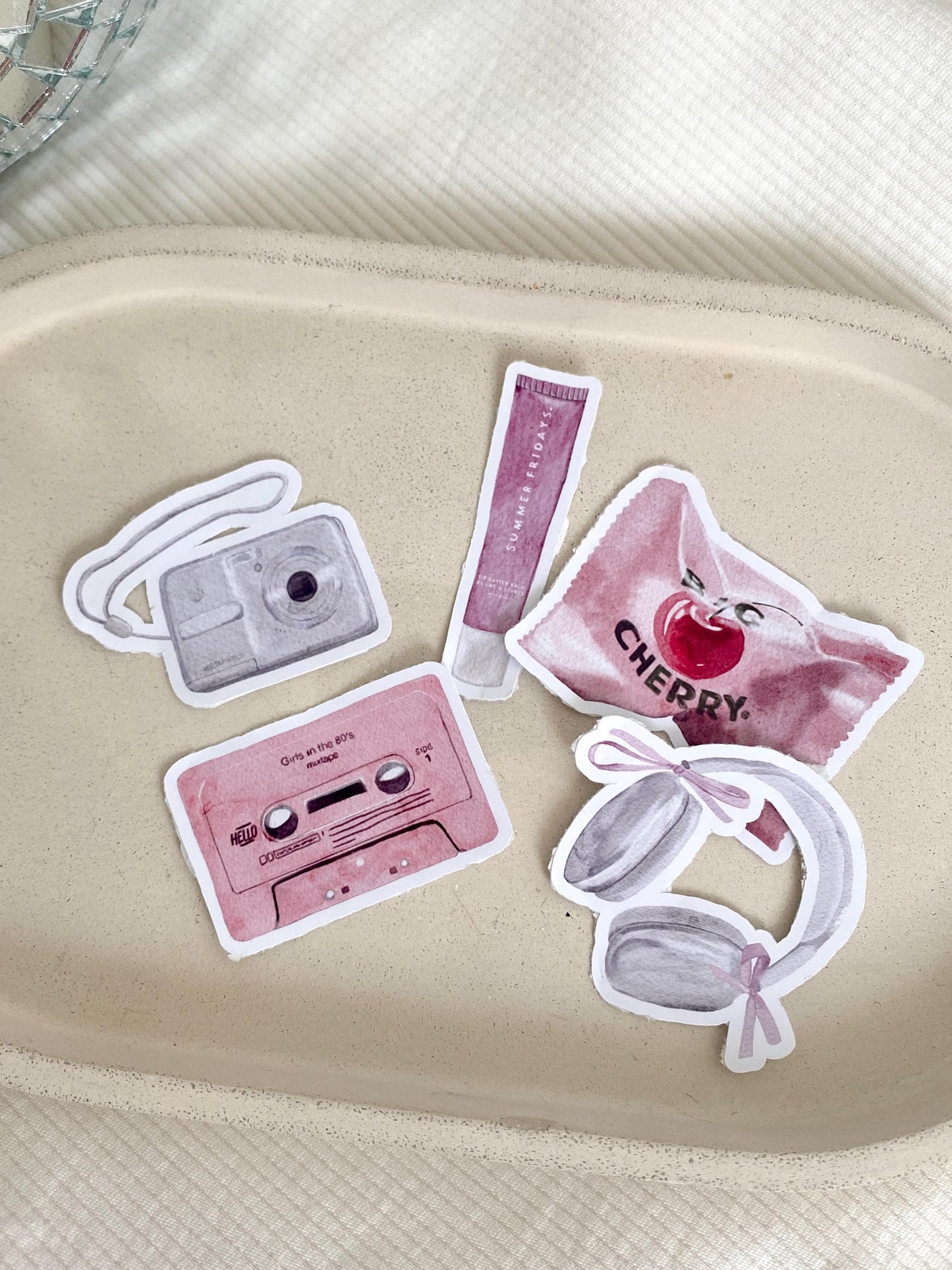 Pack 5 stickers - it girl