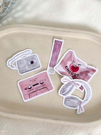 Pack 5 stickers - it girl