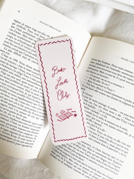 Marque page - book lover club