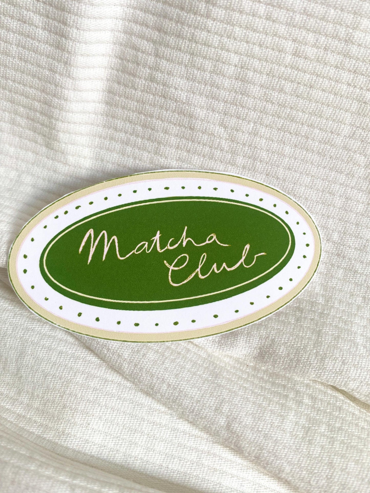 Pack 5 stickers - Matcha lover club