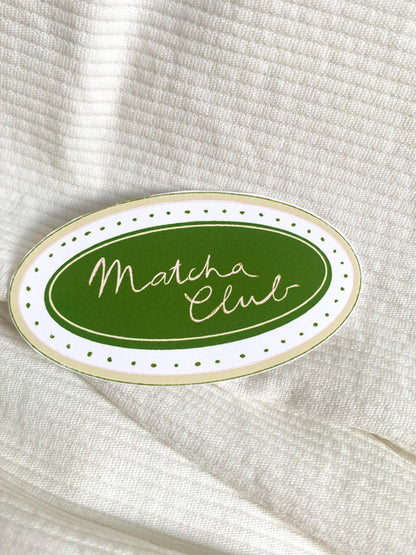 Pack 5 stickers - Matcha lover club