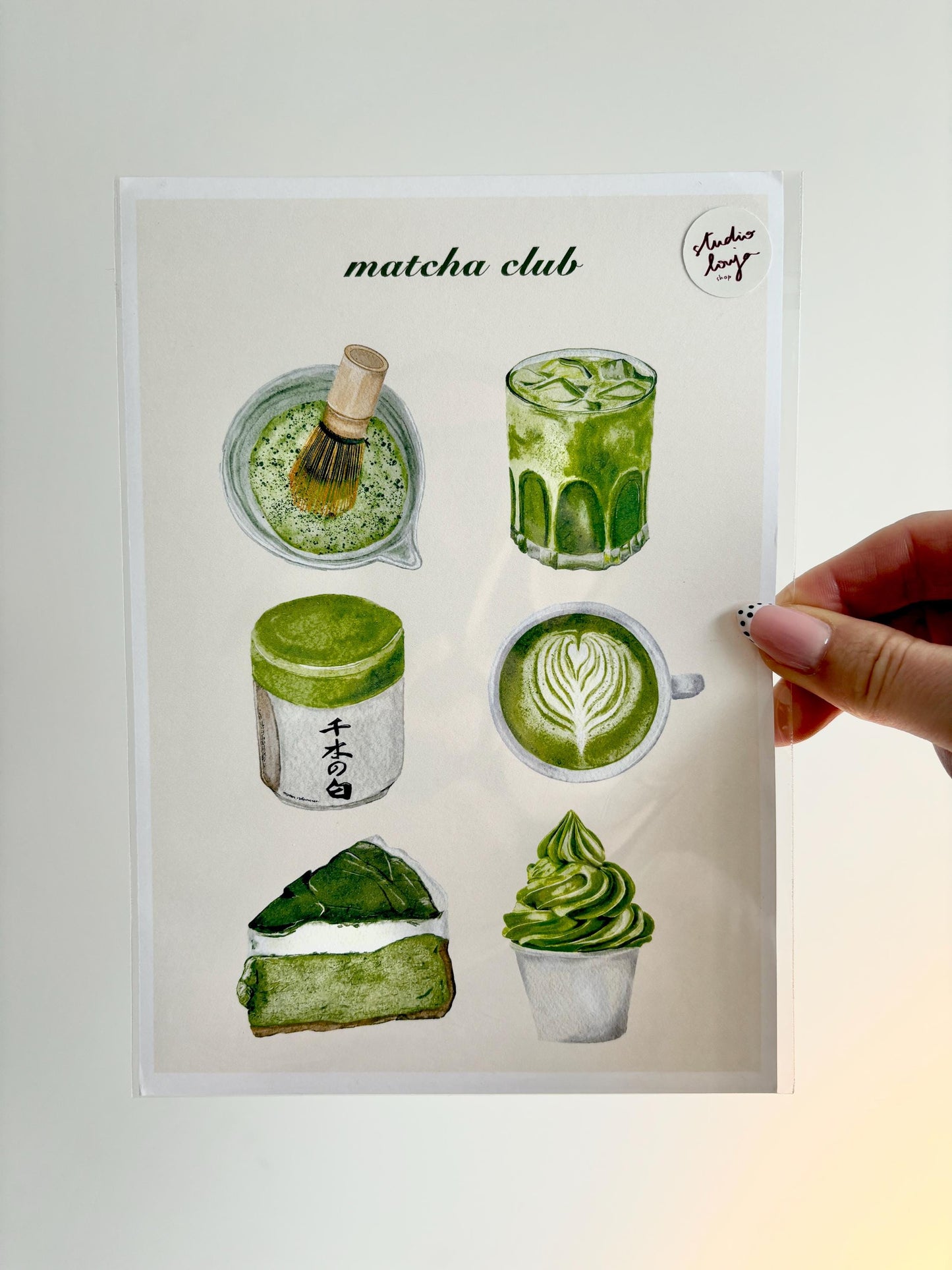 Affiche - matcha club
