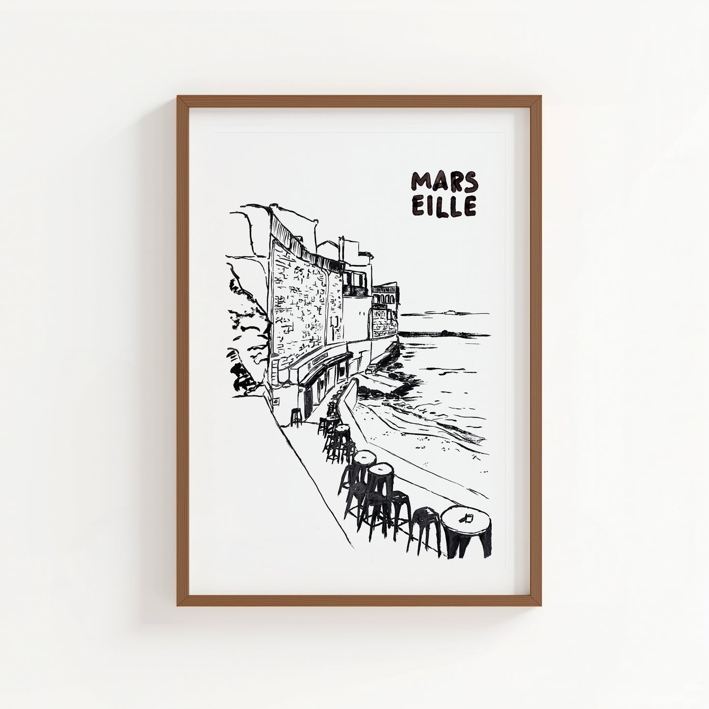 Affiche - Chez Paulette, Marseille