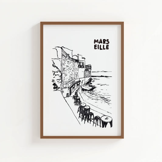 Affiche - Chez Paulette, Marseille