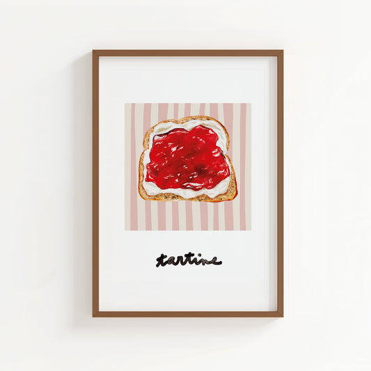 Affiche - Tartine