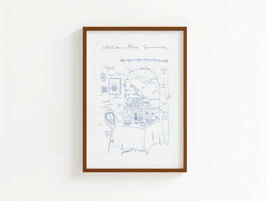 Affiche - Italian blue summer