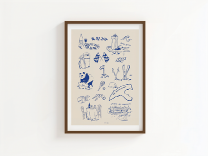 "Favorite things" - Affiche personnalisée