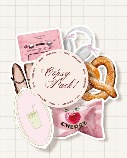 Oopsy Pack!,  5 stickers