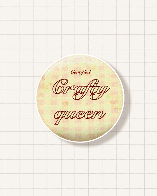 Sticker - crafty queen