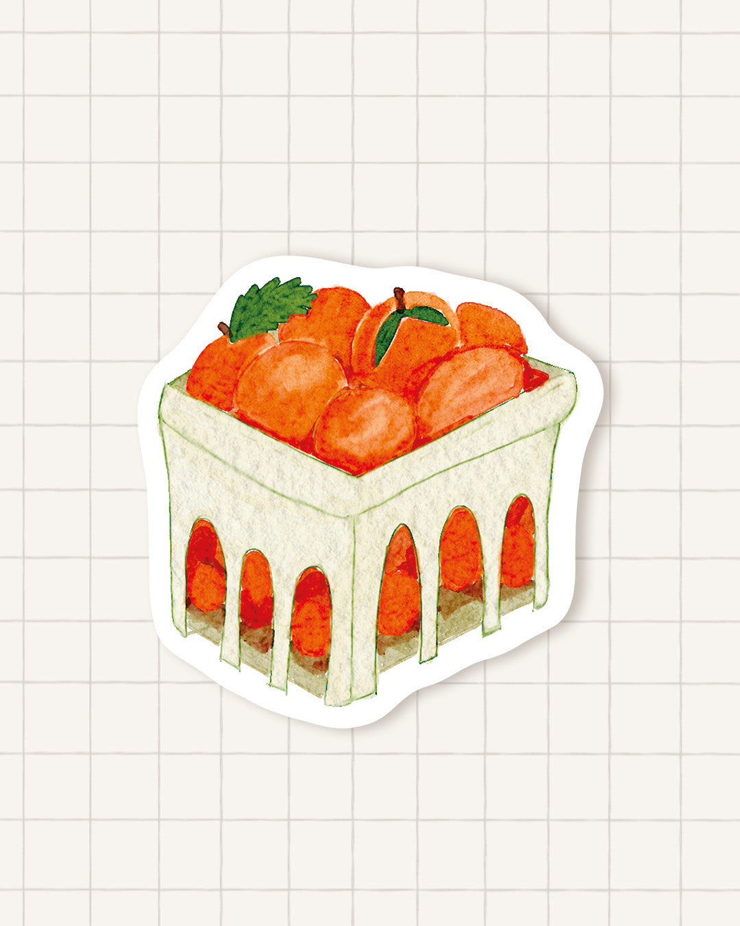 Sticker - oranges basket