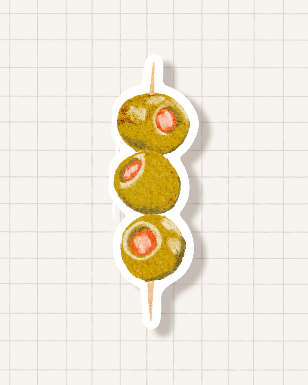 Sticker - olives martini