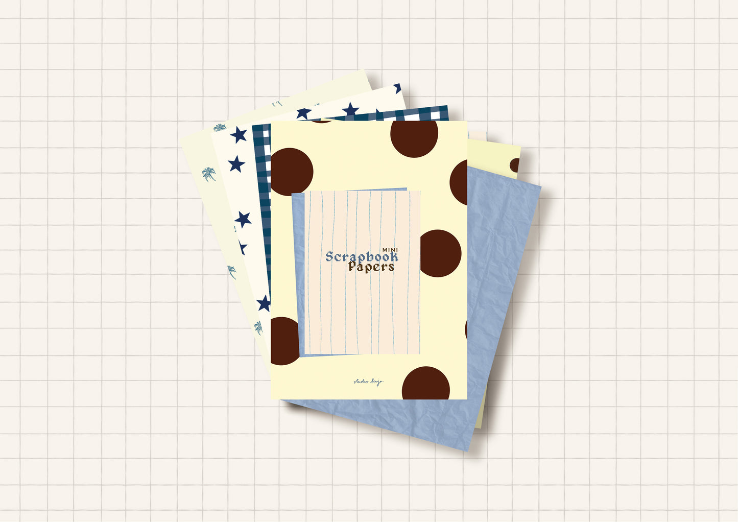 Mini scrapbook papers Book
