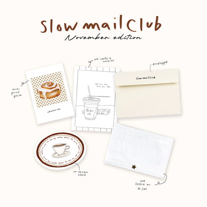 Slow mail Club - Abonnement mensuel